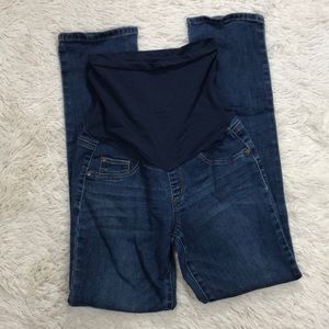 Indigo Blue Dark Wash Denim Jeans